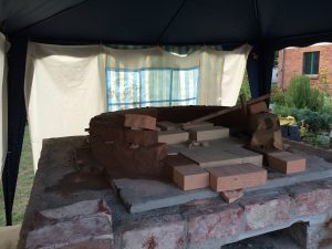 ersten Schichten des Backofen